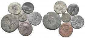 Lot of six (6) Roman Provincial Coins. AE.

Weight: lot
Diameter: lot