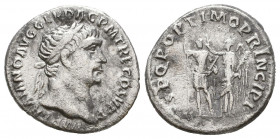 Trajan (AD 98-117). AR denarius.

Weight: 2,9 gr
Diameter: 18,3 mm