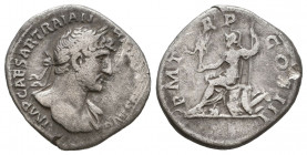 Hadrian AR Denarius. Rome, AD 132-134.

Weight: 3 gr
Diameter: 18,9 mm