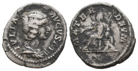 Roman Imperial
Julia Domna AD 193-211. AR Denarius.

Weight: 2,7 gr
Diameter: 18,9 mm