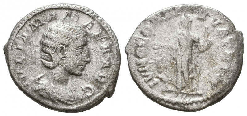 Julia Mamaea. AD 222-235.
AR Denarius.

Weight: 2,9 gr
Diameter: 19,9 mm