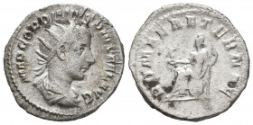 Ancients Roman Imperial
Gordian III (AD 238-244). AR antoninianus.

Weight: 2,8 gr
Diameter: 21,4 mm