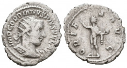 Ancients Roman Imperial
Gordian III (AD 238-244). AR antoninianus.

Weight: 3,2 gr
Diameter: 24,7 mm