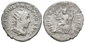 Philippus I Arabs (244-249 AD). AR Antoninianus.

Weight: 3,5 gr
Diameter: 22 mm