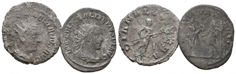Lot of two (2) Roman Imperial Coins. AR Antoninianus.

Weight: lot
Diameter: ...