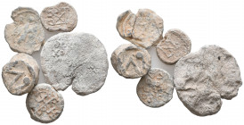 Byzantine Lead Seals, 7th - 13th Centuries. 

Weight: lot
Diameter: lot
