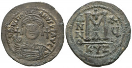 Byzantine
Justinian I. AD 527-565. Cyzicus AE Follis.

Weight: 22,7 gr
Diameter: 39,8 mm