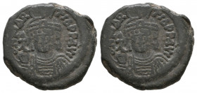 MAURICE TIBERIUS. 582-602 AD. Æ Follis

Weight: 3,6 gr
Diameter: 19 mm