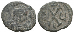 MAURICE TIBERIUS. 582-602 AD. Æ Half Follis

Weight: 12 gr
Diameter: 29,6 mm
