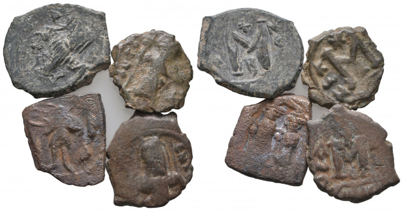 Lot of four (4) Byzantine follis AE.

Weight: lot
Diameter: lot