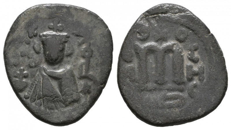 ARAB-BYZANTINE. Æ follis

Weight: 4,2 gr
Diameter: 23,2 mm