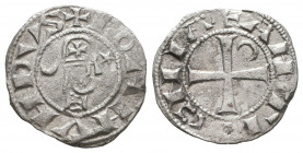 Byzantine & Crusader
CRUSADER ANTIOCH: Bohemond III, AR Denier

Weight: 0,9 gr
Diameter: 17,2 mm