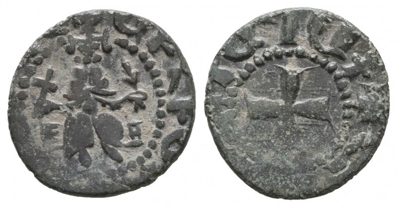 Mediaeval
Oshin AD 1308-1320. Pogh Æ

Weight: 1,5 gr
Diameter: 14,4 mm