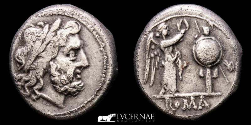 Roman Republic - Anonymous republican silver Victoriatus (3,24 g., 15 mm.) - Min...