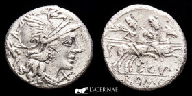 L. Cupiennius - Cupienia Silver Denarius 3,97 g., 19 mm. Rome 147 BC Extremely fine (EBC)