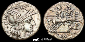 C. Antestius Silver Denarius 3,80 g. 19 mm. Rome 146 BC nEF