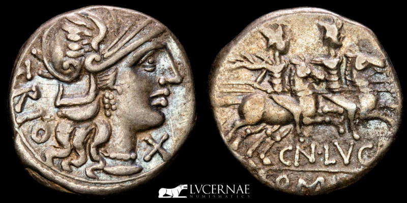 Roman Republic. - Cn. Lucretius Trio. - Silver denarius (3,90 g. 18 mm.). Rome m...