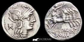 Publius Maenius Antiaticus Silver Denarius 3,64 g., 19 mm. Rome 132 BC. gVF