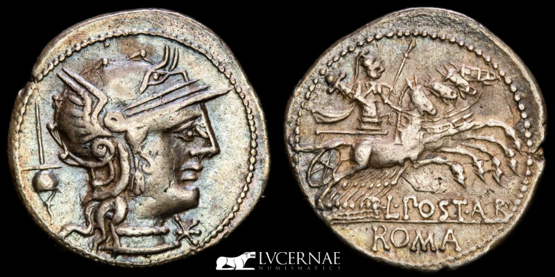 Roman Republic - L. Postumius Albinus - Rome 131 BC. 
Silver Denarius (3,78 g., ...