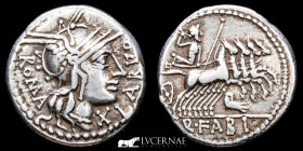 Q. Fabius Labeo Silver Denarius 3.88 g. 19 mm. Rome 123 BC gVF