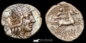 M. Calidius Silver Denarius 3,91 g. 19 mm. Rome 117-116 BC nEF