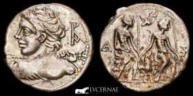 L. Caesius. Silver  Denarius 3,82 g., 20 mm. Rome 112-111 B.C. nEF