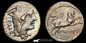 L. Thorius Balbus Silver Denarius 3,71 g. 19 mm. Italy 105 B.C. Good very fine