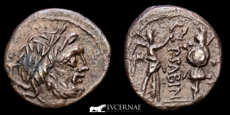 Roman Republic - P. Vettius Sabinus. Silver quinarius (1,61 g. 14 mm.), Rome, 99...