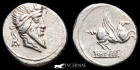 Q Titius Silver Denarius 3,83 g., 17 mm. Rome 90 BC nEF