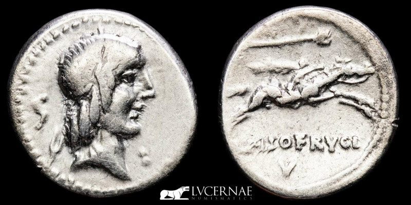 Roman Republic. - L. Calpurnius Piso L.f. L.n. Frugi. Silver denarius (3.72 g. 1...