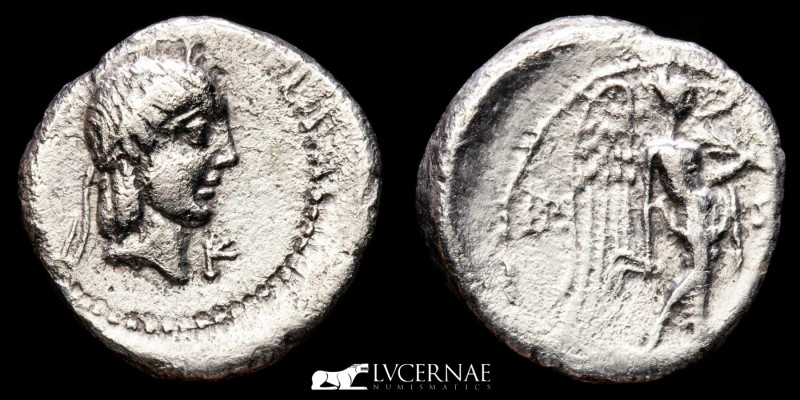 Roman Republic - L. Calpurnius Piso Frugi, Rome, 90 BC. 
Silver Quinarius (2.08 ...