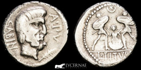 L Titurius L.f. Sabinus Silver Denarius 3,89 g. 19 mm. Rome 89 B.C. Good very fine (MBC)