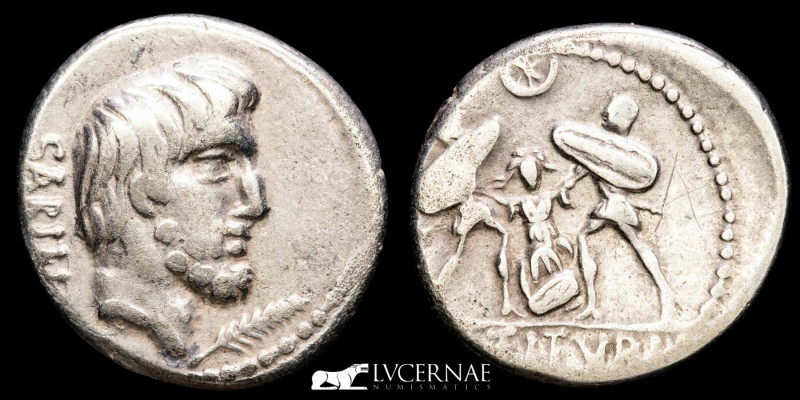 Roman Republic - L Titurius L.f. Sabinus - Silver denarius (3,76 g. 19 mm.). Rom...