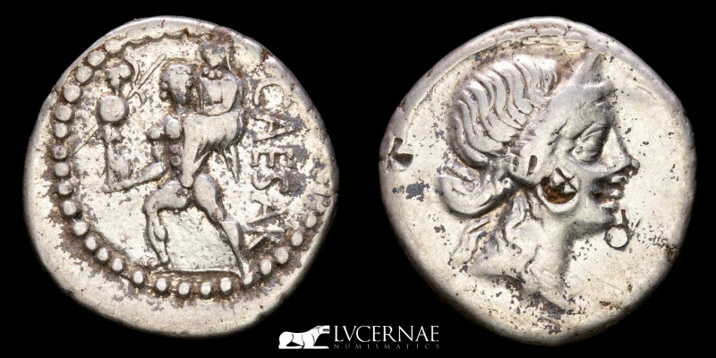 Roman Imperatorial - Julius Caesar silver denarius (3.70 g. 18 mm.)
Africa mint,...