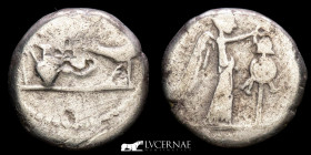 Mark Antony and M. Lepidus Silver Quinarius 1.85 g., 13 mm. Gallia 43/2 BC. Very fine (MBC)