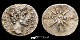 Octavius Augustus Silver Denarius 3,91 g, 19 mm. Caesaraugusta 19/8 BC Good very fine