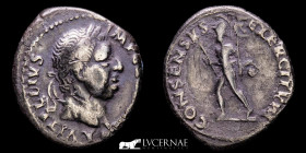 Vitellius  Silver Denarius 3,25 g. 19 mm.  Rome 69 A.D. GVF