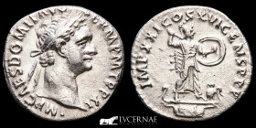 Domitian (AD 81-96) Silver Denarius 3.36 g., 19 mm. Rome 90 A.D. nEF