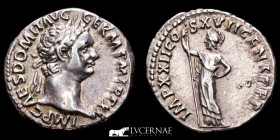 Domitian Silver Denarius 3.07 g., 19 mm. Rome 95 A.D. nEF