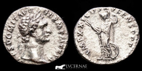Domitian Silver Denarius 3,03 g. 19 mm. Rome 92 A.D. Good very fine (MBC)