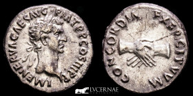Nerva Silver Denarius 3,43 g., 18 mm. Rome 97 A.D. EF
