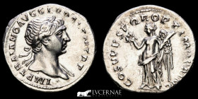 Trajan Silver Denarius 3.00 g., 19 mm. Rome 98-117 AD EF