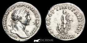 Trajan Silver Denarius 3.33 g., 19 mm. Rome 98-117 A.D nEF