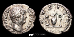 Hadrian Silver Denarius 3.30 g. 19 mm. Rome 126/7 A.D. Near extremely fine