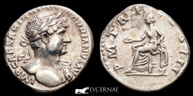 Hadrian Silver Denarius 3,41 g. 18 mm. Rome 119-122 A.D.  Good very fine (MBC+)