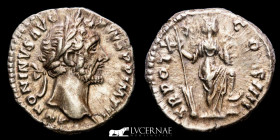 Antoninus Pius Silver Denarius 3,35 g. 17 mm. Rome 157 EF