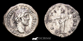 Antoninus Pius Silver Denarius 3.10 g. 19 mm. Rome 140-143 A.D Near extremely fine