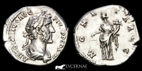 Antoninus Pius  Silver Denarius 3,41 g., 19 mm. Rome 140-144 A.D. nEF
