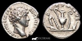 Marcus Aurelius Silver Denarius 3,51 g. 18 mm. Rome 140-4 A.D. EF