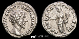 Marcus Aurelius Silver Denarius 3,38 g. 17 mm. Rome 161-180 AD Very Fine